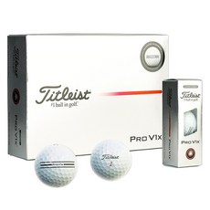 Titleist 2025 PRO V1X 1打高爾夫球 4顆, 白色, 12件, 1個