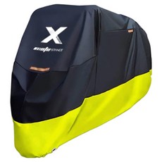 Motostance 210D 機車頂級防水車罩, 黑 + 螢光
