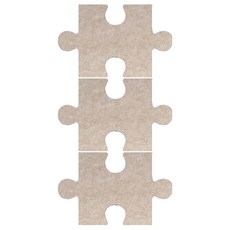 Skywiz 自黏式留言板 米色 3入, 毛氈