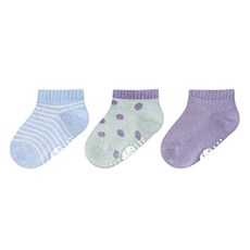 GGS KIDS 幼兒防滑素色襪3雙組 G350