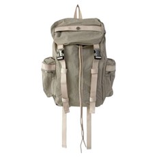 시크블랙 들한어 투 버클 스트랩 미니 백팩 cpbag323k54