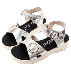 Lulushu 女童 PT環扣涼鞋 BY183