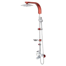 다인이엔지 두진 3 WAY 욕실 해바라기 샤워수전 레드 DB3090 방문설치, 1개