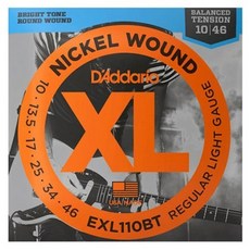 D'Addario 電吉他弦, 1個, 橘色, EXL110BT
