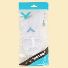 빅터 여성용 쿠션 단목 스포츠 양말 V201SK-257W, 스카이 블루, 1개