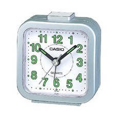 CASIO 卡西歐 輕巧指針鬧鐘 TQ-141-8D, 銀色