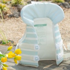 兒童款泳衣救生衣 25kg, 1個, 薄荷