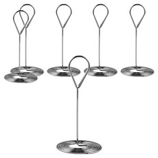 Anna&You 辦公桌裝飾 精美備忘錄夾 名片夾, 銀色, 6個