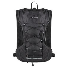 VIVaro 超輕自行車後背包, 黑色, 1個