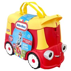 little tikes 小泰克 2in1整理箱行李箱玩具車 18L, 1個, 混合色