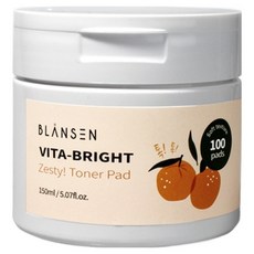 블랑센 비타 브라이트 톡 톡 토너패드 150ml, 1개, 100매입