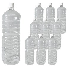 대경페트산업 생수 PET 용기 GW 1.8L x 10p + 흰색 캡 10p 세트, 1세트