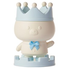 LUCY MARKET 귀여운 연필꽂이 130 x 90 mm, 블루, 1개