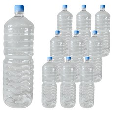 大慶PET產業 礦泉水 PET 容器 GW 1.8L x 10入 + 藍色瓶蓋 10入組, 1套