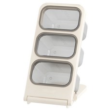 Haegang Corporation 3層桌面收納架, 1個, 象牙白