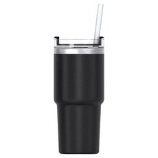 맥스컴코리아 STN 스테인리스304 스트로우 텀블러, 블랙, 1개, 600ml