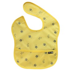 plie 防水副食品圍兜 2入, 1件, 13.黃底小熊