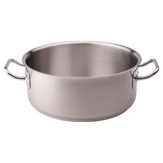 Agnelli 安利亞 電磁爐 Pentole 砂鍋 不鏽鋼雙耳鍋 35L, 1個, 單一顏色, 45cm