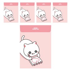 直式信封文件夾, 愛心春裴, 5個