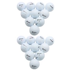 SRIXON Unique Epic二手混合高爾夫球 A級 42.67mm, 20顆, 白色, 1組