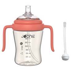 JOONIE PPSU 第二代吸管杯 + 一般吸管 + 沉重吸管組合, 1套, 粉紅色, 210ml