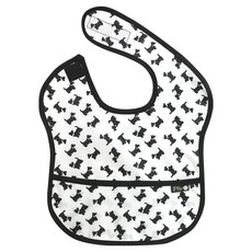 plie 防水副食品圍兜 2入, 1件, 63.白底黑狗狗