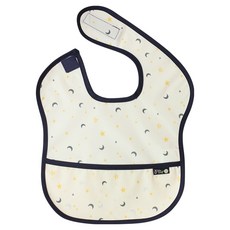 plie 防水副食品圍兜 2入, 1件, 19.星星與月亮