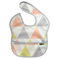 plie 防水副食品圍兜 2入, 1件, 37.淡綠色三角形