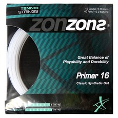 존스 테니스 스트링 신써틱 PRIMER16, 화이트