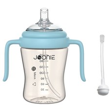 JOONIE PPSU吸管杯 第2代 210ml+一般吸管+替換吸管組, 1套, 藍色, 210ml