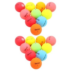 Volvik Unique Epic Vivid Edition 高爾夫球 二手球 A級 42.67mm, 1入, 混合顏色, 20個