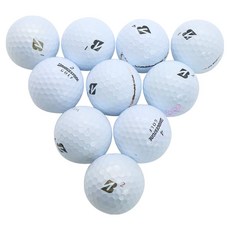 BRIDGESTONE GOLF Unique Epic 混合高爾夫二手球 A級 42.67mm, 10入, 白色, 10個