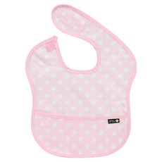 plie 防水副食品圍兜 2入, 1件, 39.粉底白圓點