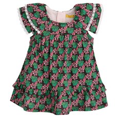 moimoln 女童透氣Pingping花朵連身裙 M242OPB57P