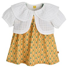 moimoln 女童涼感透氣Miel開襟衫 + 連身裙套組 M242OPB62P