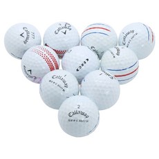 Callaway 卡拉威 Unique Epic ERC Edition二手混合高爾夫球 A級 42.67mm, 10顆, 白色, 1組