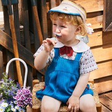 moimoln 幼兒透氣玩具圖案吊帶短袖上下衣套裝 M242STB30P