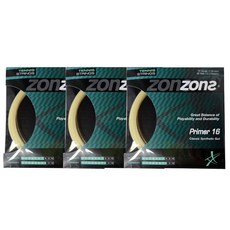 zons 網球線 合成線 PRIMER16, 琥珀色, 3個