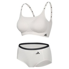 아디다스 빅사이즈 포함 여성용 에어로레디 멀티핏 퓨징 브라팬티 세트