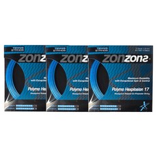 zons 網球線 POLYMO HEXPLOSION 17, 3個, 藍色