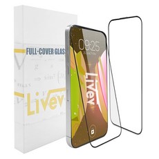리브레브 HD 충격 저항성 고강도 풀커버 강화유리 휴대폰 액정보호필름 2p 세트, 1개