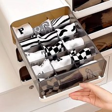 Ju and Ji Secret 分隔內衣襪子15格抽屜整理盒, 1個, 白色