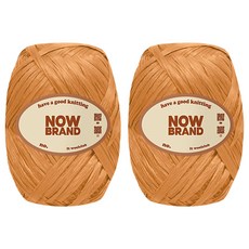 WoolClub NOWBRAND 高級拉菲草線 40g, 2個, 44號 霧面