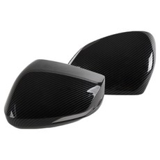 MAYTON 改裝用品側鏡碳纖維飾板 黑色鏡面, 2個, 獅跑 NQ5