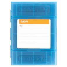 Coms 外接硬碟防震硬殼 3.5 HDD M.2 SSD 藍色 KS834, 1個