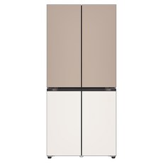 LG전자 디오스 오브제컬렉션 상냉장 하냉동 Fit Max 504L 4도어 냉장고 방문설치, M516GCB012S