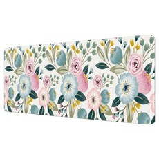 별별땅 기분좋아지는 꽃무늬 데스크패드 디자인32, 혼합색상