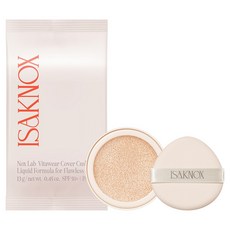 ISA KNOX 伊莎諾絲 Nox Lab Vitawear 氣墊粉餅補充蕊 13g SPF 50+ PA+++, 19號 Pure Beige, 1個