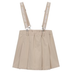 JCB 大童可拆式印花吊帶百褶裙 S341