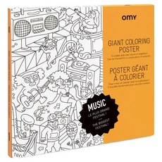 OMY 著色遊戲玩具 音樂 POS56, 1個, 混合顏色